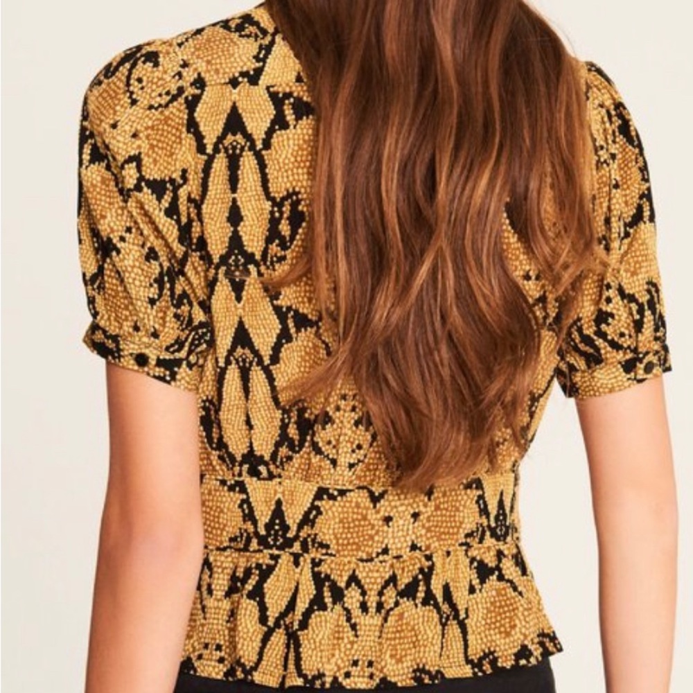 BA&SH CLEO TOP OCRE XS